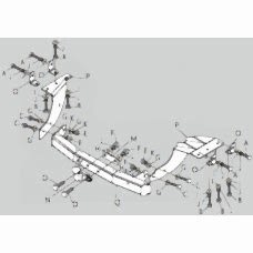 ТСУ PT Group для Peugeot 4007 (2007-2014) с нержавеющей накладкой, MOX991101 ТСУ PT Group для Peugeot 4007 (2007-2014) с нержавеющей накладкой, MOX991101