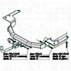 ТСУ для Toyota Highlander (2000-2007), 3041 ТСУ для Toyota Highlander (2000-2007), 3041