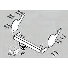 ТСУ Toyota Hilux (2015- н.в.) с шаром под квадрат 2