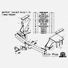 ТСУ Leader Plus для Citroen C-Crosser (2008 - 2012) M105-FC