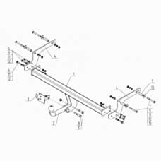 ТСУ Vamer для Renault Kaptur (2016 - н.в.), 0098