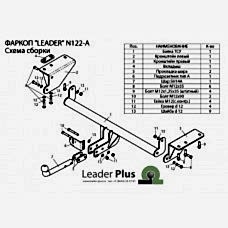 ТСУ Leader Plus для Renault Koleos (2016- н.в.) N122-A