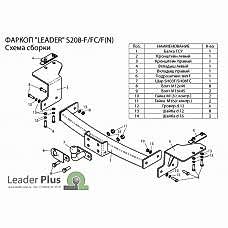 ТСУ Leader Plus для Ssang Yong Action Sport (2006-2016) S208-FC