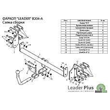 ТСУ Leader Plus для BMW X5 (2006 - 2013), B204-A