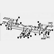 ТСУ ДЗК для Mitsubishi Pajero (1999-н.в.), быстросъемный шар под квадрат 2