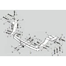 ТСУ PT Group для Citroen C-Crosser (2008-2012) с нержавеющей накладкой, MOX991101