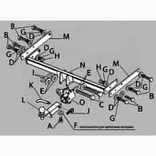 ТСУ PT Group для Skoda Kodiaq (2016-н.в.) с быстросъемным шаром под квадрат, SKQ991101