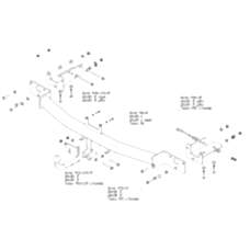 ТСУ Bosal для Hyundai ix55 (2006-2013), 4246-A