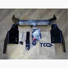 ТСУ TCC для Lexus GX470/GX460 (2002- н.в.) с нерж. накладкой, шар под квадрат 2