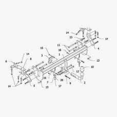 ТСУ Auto-Huk для Mitsubishi ASX (2010 - н.в.) Z43