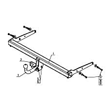 ТСУ AvtoS для Audi Q3 (2011-2019), VW 35