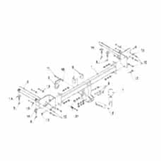 ТСУ Auto-Hak для Honda Civic (2012-2015) Y38