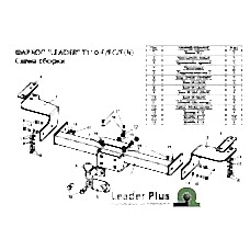 ТСУ Leader Plus для Lexus LX570/LX450d (2007- н.в.), T110-FC / T110-F