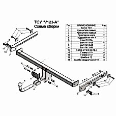 ТСУ Leader Plus для Skoda Kodiaq (2016-), V123-A