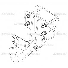 ТСУAvtoS для Toyota Hilux с силовым брусом (2005-2015) TY27 ТСУAvtoS для Toyota Hilux с силовым брусом (2005-2015) TY27