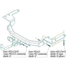 ТСУ для Lexus RX300/RX330/RX350/RX400 (2003-2009), 3041, Казахстан ТСУ для Lexus RX300/RX330/RX350/RX400 (2003-2009), 3041, Казахстан